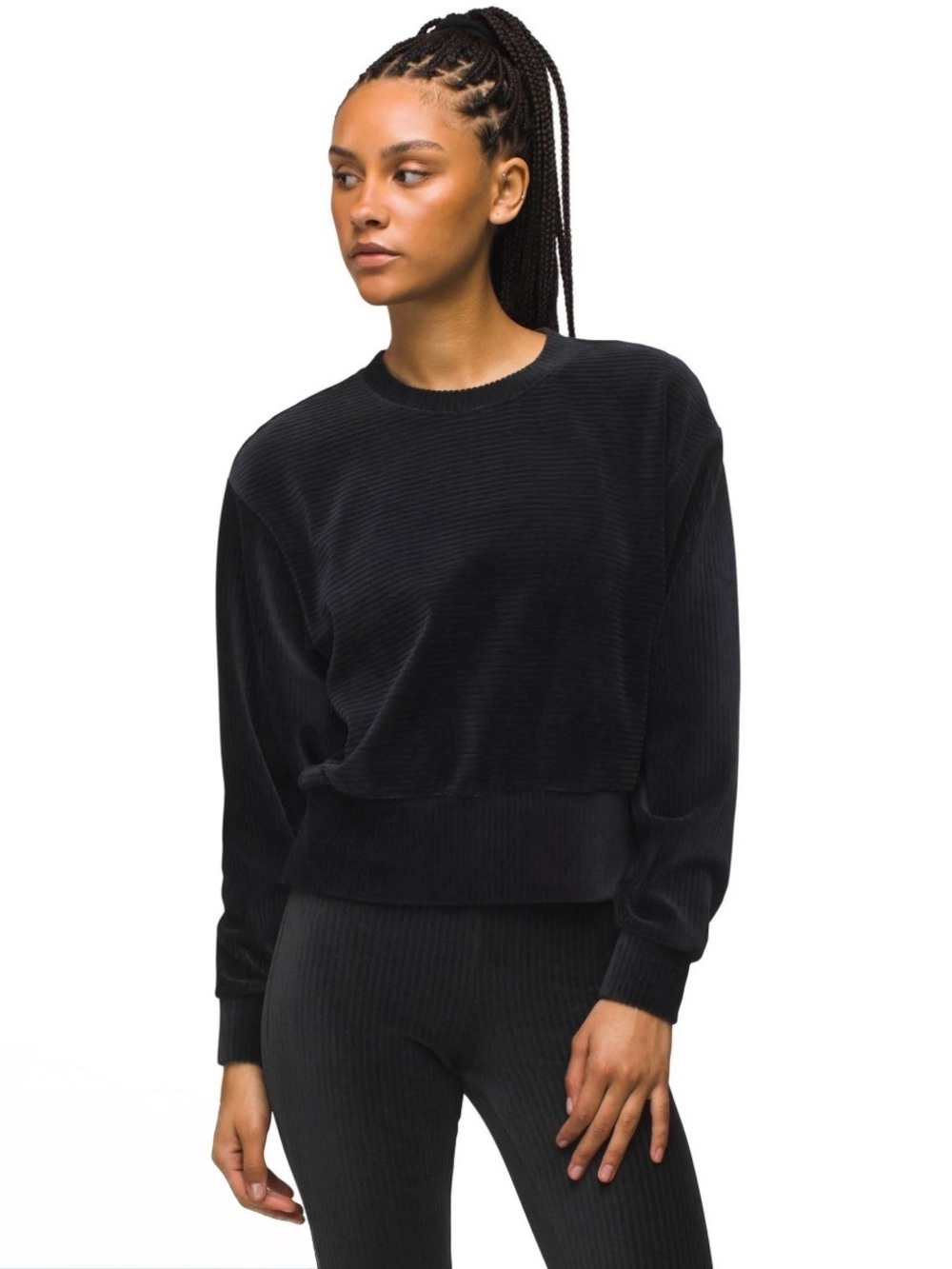 PRANA Escambia Pull Over Sweater Black Size M
